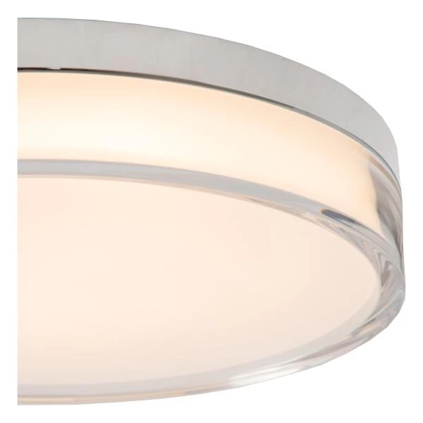 Lucide PLANO - Plafonnier Intérieur/Extérieur - Ø 28 cm - LED Dim. - CCT - 1x16W 2700K/4000K - IP44 - Opalin - détail 2